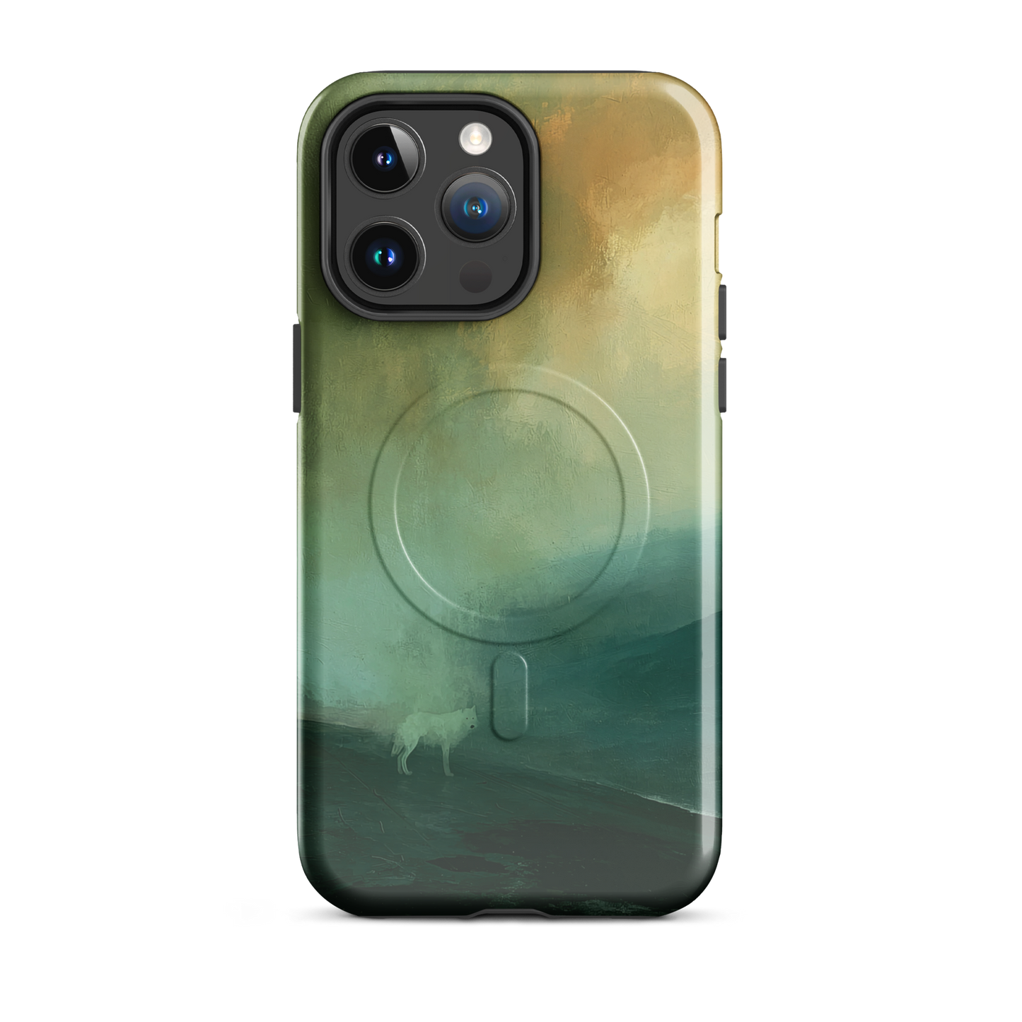 'Acid Rain' iPhone 14 Pro Max MagSafe phone case - protective glossy case NZ Australia