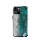'Ocean View' iPhone 15 MagSafe tough phone case - protective glossy case NZ Australia