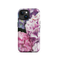 'Hydrangea' iPhone 15 MagSafe tough phone case - protective glossy case NZ Australia