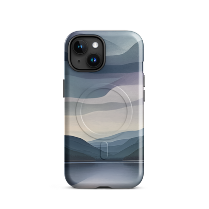 'Reflections' iPhone 15 MagSafe tough phone case - protective glossy case NZ Australia