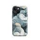 'Ebb and Flow' iPhone 15 MagSafe tough phone case - protective glossy case NZ Australia
