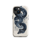 'Midnight Python' iPhone 15 MagSafe tough phone case - protective glossy case NZ Australia