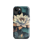 'Water Lily' iPhone 15 MagSafe tough phone case - protective glossy case NZ Australia