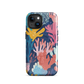 'Coral Reef' iPhone 15 MagSafe tough phone case - protective glossy case NZ Australia