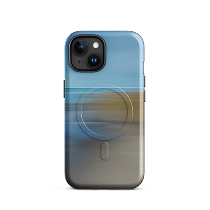 'Ocean Breeze' iPhone 15 MagSafe tough phone case - protective glossy case NZ Australia