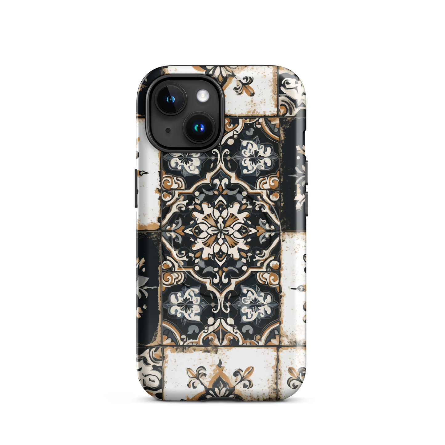'Morocco' iPhone 15 MagSafe tough phone case - protective glossy case NZ Australia