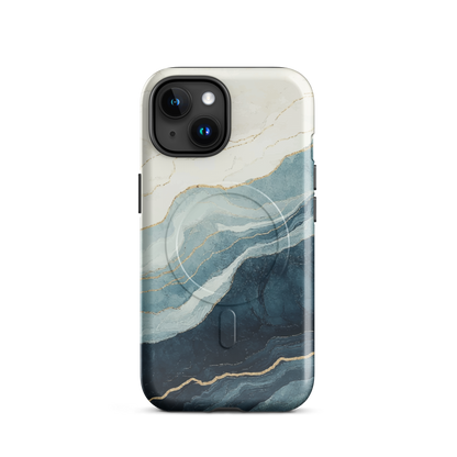 'Imperial' iPhone 15 MagSafe tough phone case - protective glossy case NZ Australia