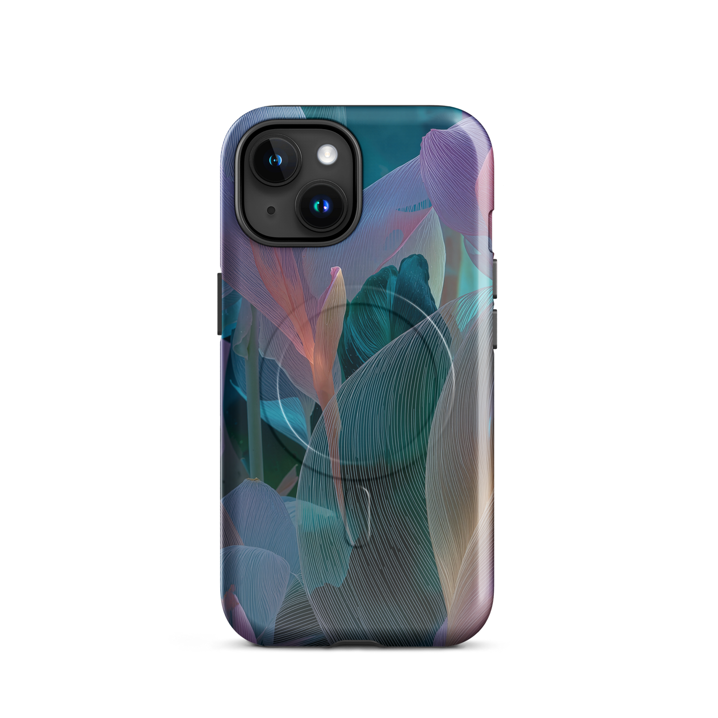 'Ethereal Blades' iPhone 15 MagSafe tough phone case - protective glossy case NZ Australia