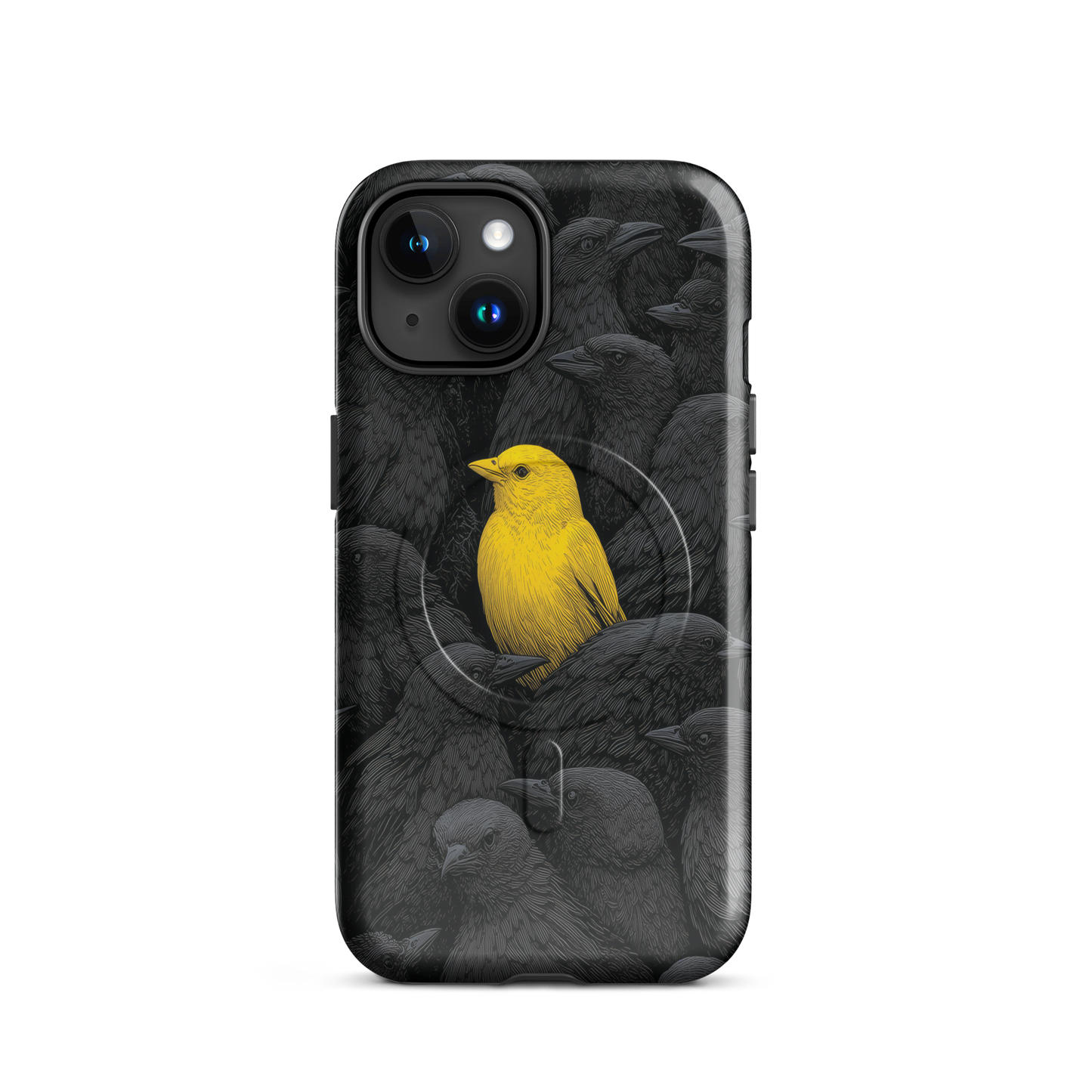 'Stand Out' iPhone 15 MagSafe tough phone case - protective glossy case NZ Australia
