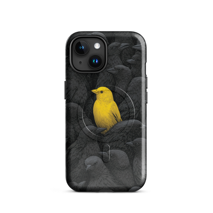 'Stand Out' iPhone 15 MagSafe tough phone case - protective glossy case NZ Australia