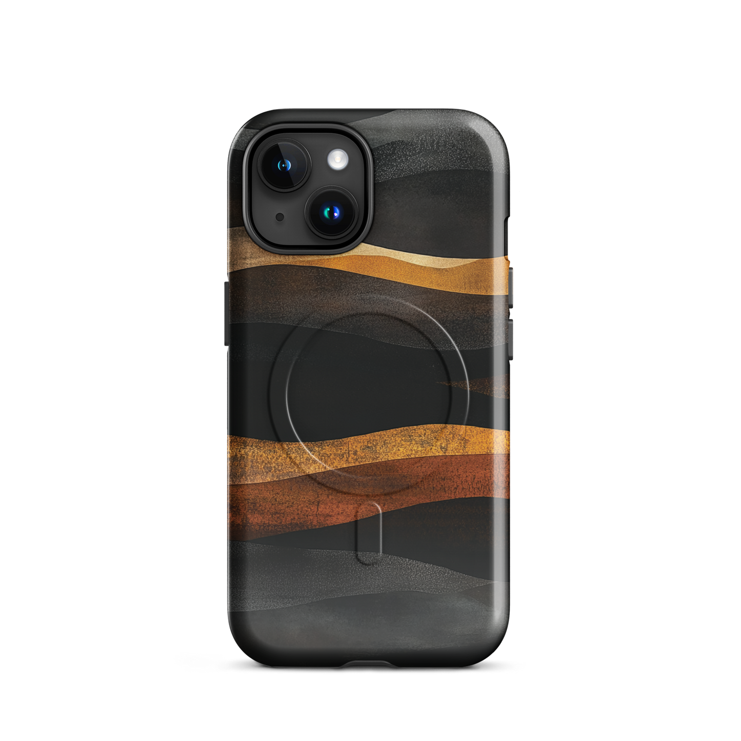 'Flow' iPhone 15 MagSafe tough phone case - protective glossy case NZ Australia