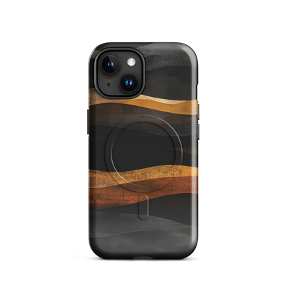 'Flow' iPhone 15 MagSafe tough phone case - protective glossy case NZ Australia