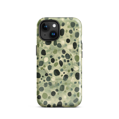 'Stepping Stone' iPhone 15 MagSafe tough phone case - protective glossy case NZ Australia