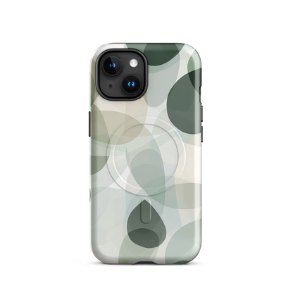 'Tide Pool' iPhone 15 MagSafe tough phone case - protective glossy case NZ Australia