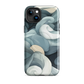 'Ebb and Flow' iPhone 15 Plus MagSafe tough phone case - protective glossy case NZ Australia