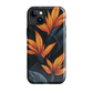 'Bird of Paradise' iPhone 15 Plus MagSafe tough phone case - protective glossy case NZ Australia