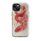 'Red Snake' iPhone 15 Plus MagSafe tough phone case - protective glossy case NZ Australia