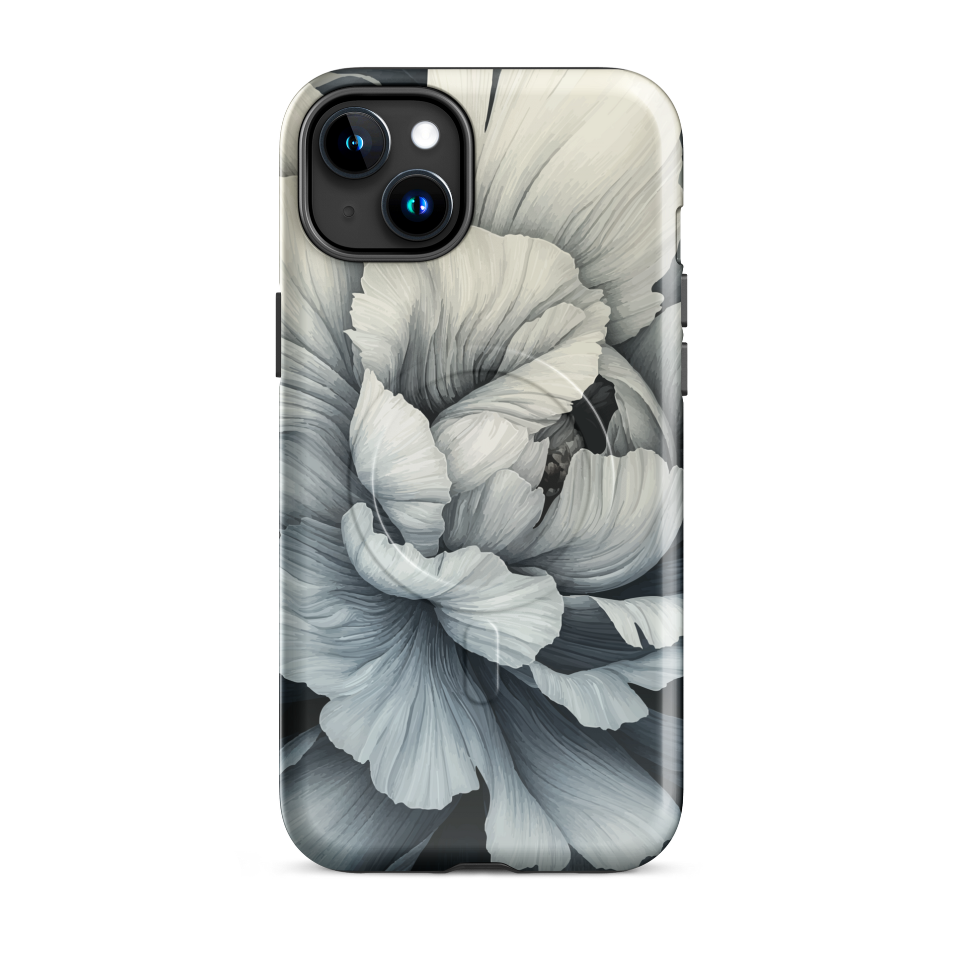 'Moonlit' iPhone 15 Plus MagSafe tough phone case - protective glossy case NZ Australia