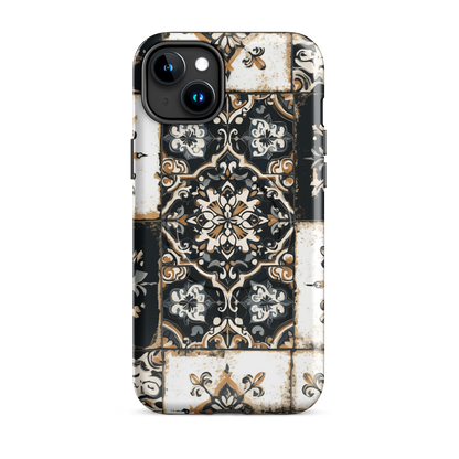 'Morocco' iPhone 15 Plus MagSafe tough phone case - protective glossy case NZ Australia