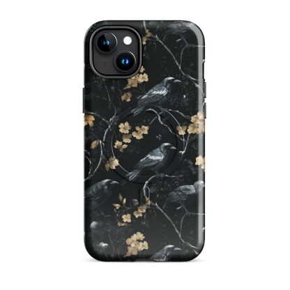 'Shadow' iPhone 15 Plus MagSafe tough phone case - protective glossy case NZ Australia