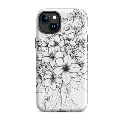 'Silhouette' iPhone 15 Plus MagSafe tough phone case - protective glossy case NZ Australia
