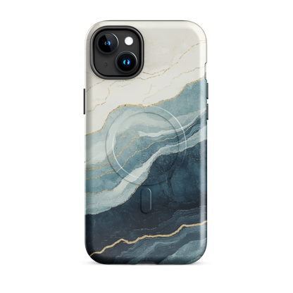 'Imperial' iPhone 15 Plus MagSafe tough phone case - protective glossy case NZ Australia