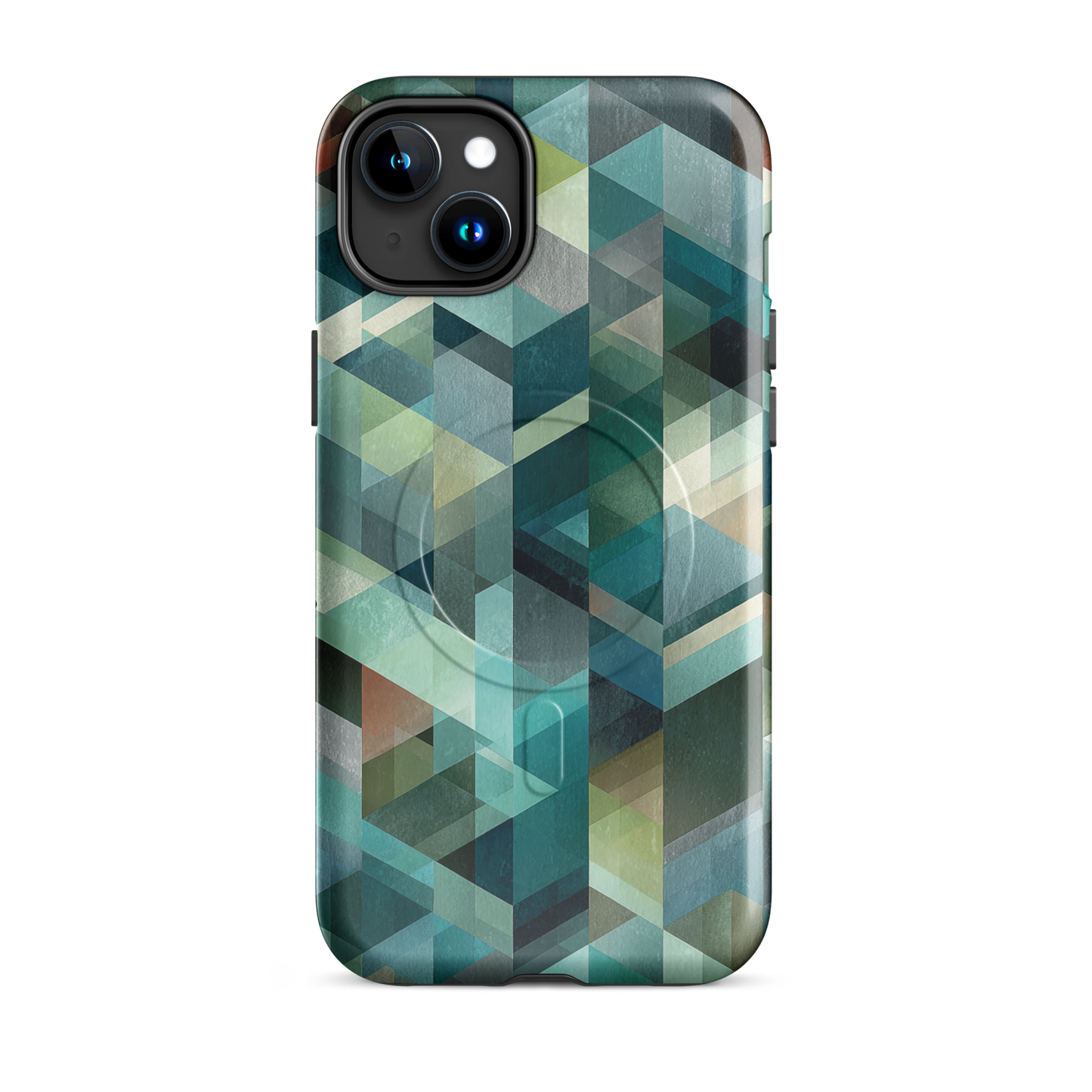 'Still Depths' iPhone 15 Plus MagSafe tough phone case - protective glossy case NZ Australia