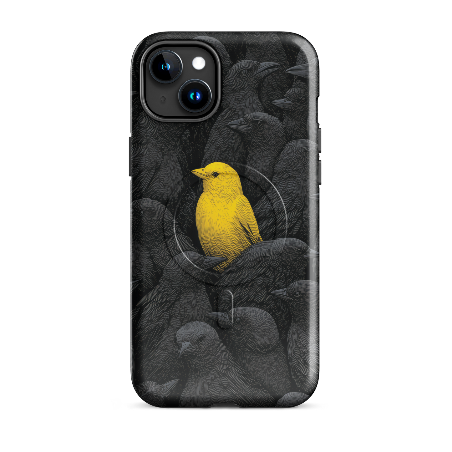 'Stand Out' iPhone 15 Plus MagSafe tough phone case - protective glossy case NZ Australia