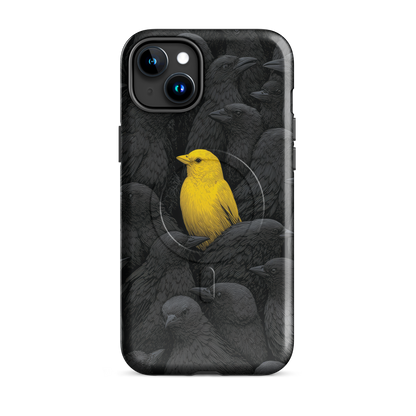 'Stand Out' iPhone 15 Plus MagSafe tough phone case - protective glossy case NZ Australia