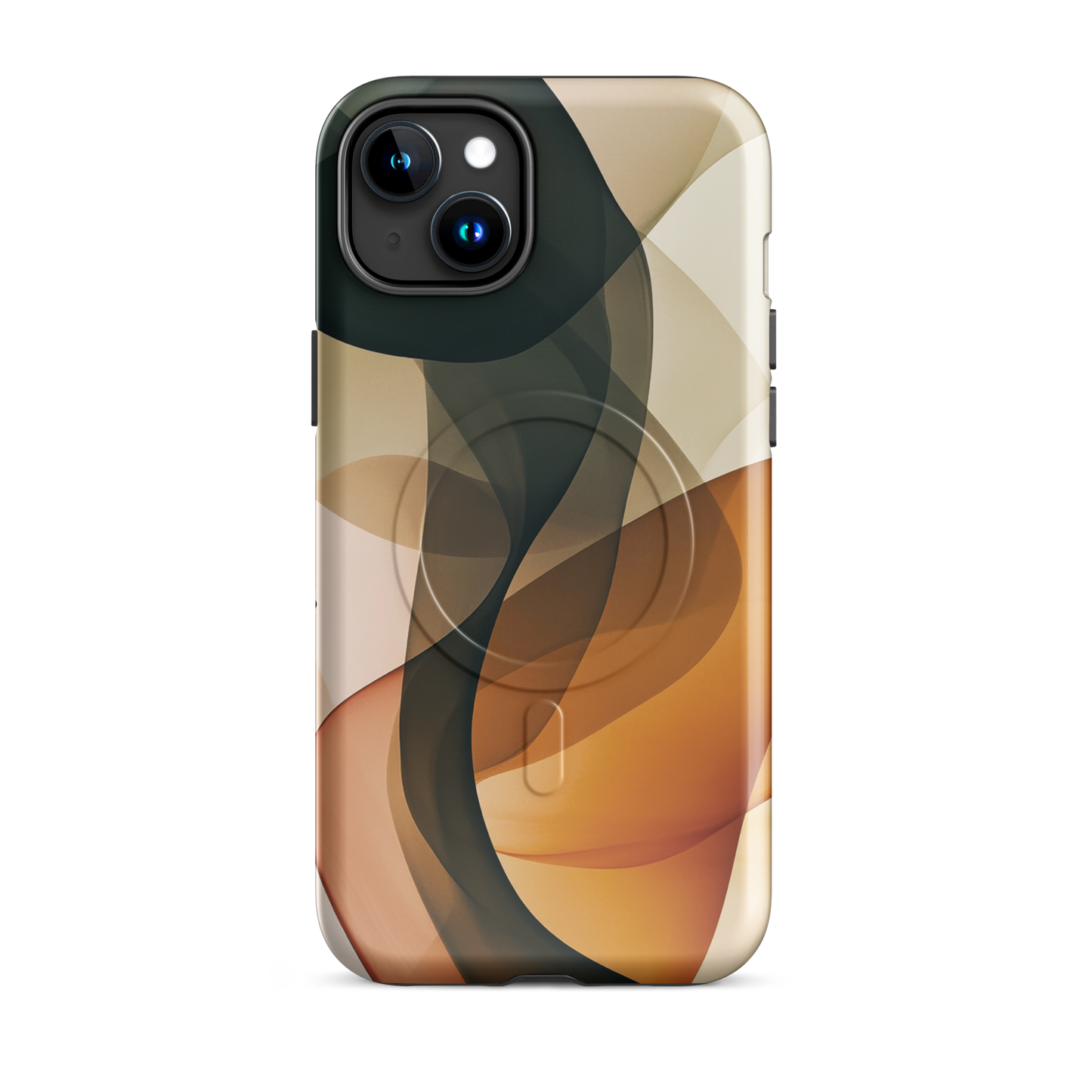 'Dusk' iPhone 15 Plus MagSafe tough phone case - protective glossy case NZ Australia