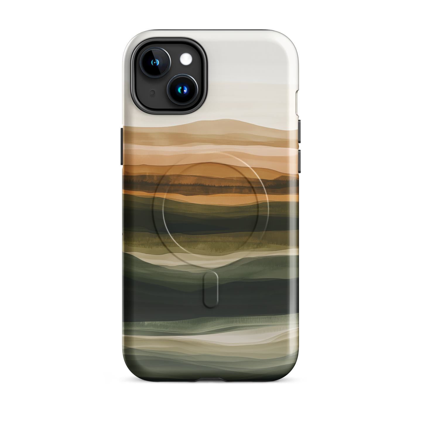 'Earth' iPhone 15 Plus MagSafe tough phone case - protective glossy case NZ Australia