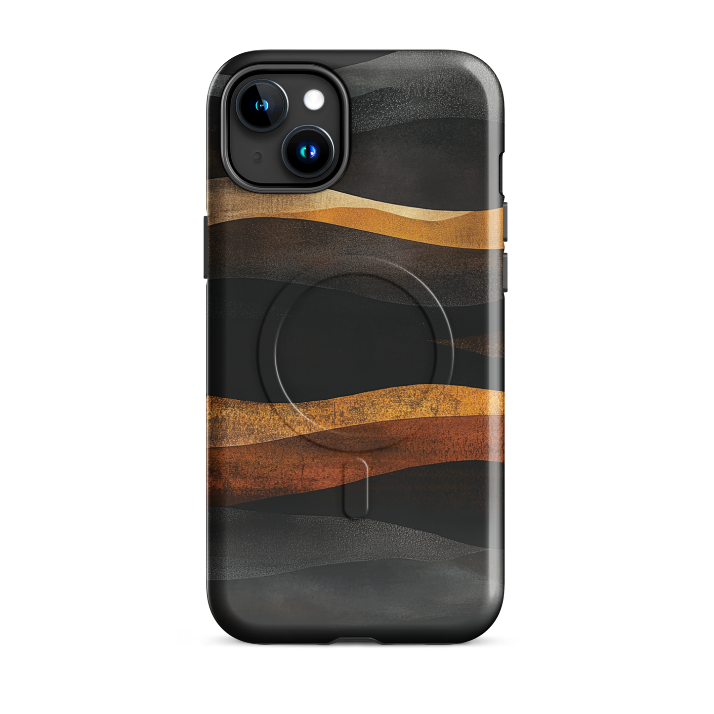 'Flow' iPhone 15 Plus MagSafe tough phone case - protective glossy case NZ Australia
