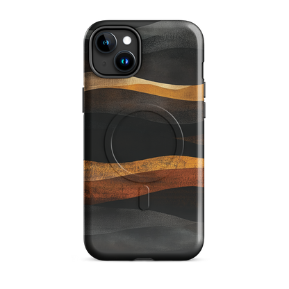 'Flow' iPhone 15 Plus MagSafe tough phone case - protective glossy case NZ Australia