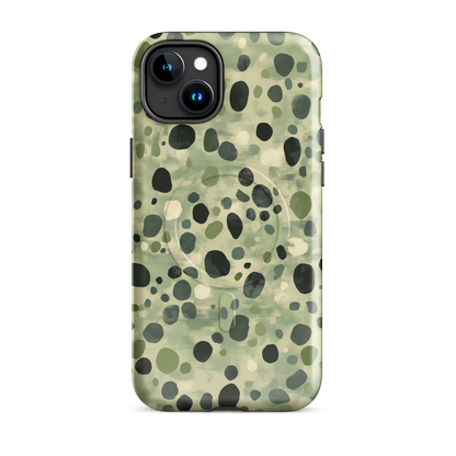 'Stepping Stone' iPhone 15 Plus MagSafe tough phone case - protective glossy case NZ Australia