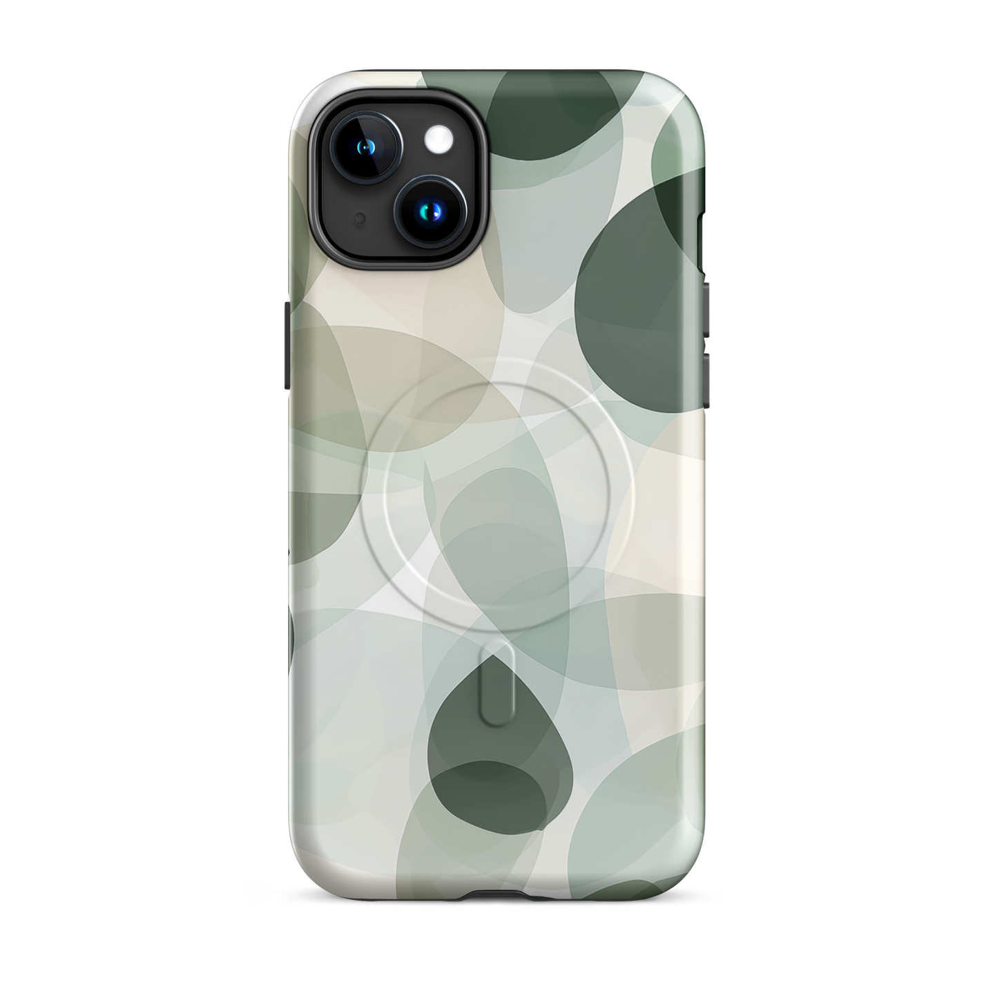 'Tide Pool' iPhone 15 Plus MagSafe tough phone case - protective glossy case NZ Australia