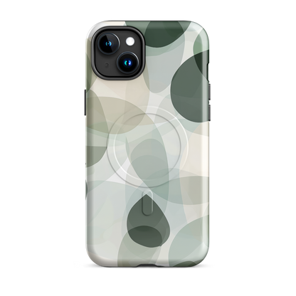 'Tide Pool' iPhone 15 Plus MagSafe tough phone case - protective glossy case NZ Australia