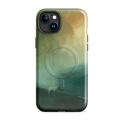 'Acid Rain' iPhone 15 Plus MagSafe phone case - protective glossy case NZ Australia