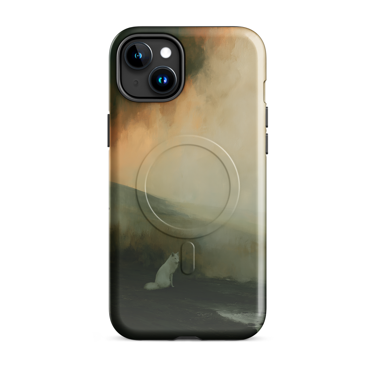 'Copper' iPhone 15 Plus MagSafe phone case - protective glossy case NZ Australia
