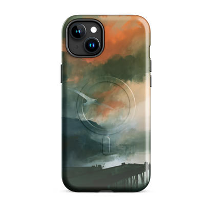 'Harbour' iPhone 15 Plus MagSafe phone case - protective glossy case NZ Australia