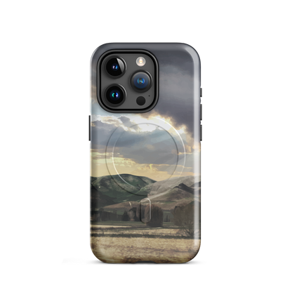 'Te Hauke' iPhone 15 Pro MagSafe tough phone case - protective glossy case NZ Australia