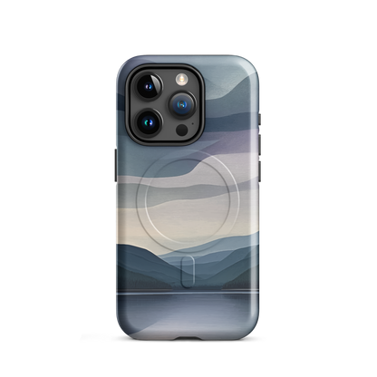'Reflections' iPhone 15 Pro MagSafe tough phone case - protective glossy case NZ Australia