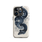 'Midnight Python' iPhone 15 Pro MagSafe tough phone case - protective glossy case NZ Australia