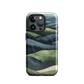 'Blue Mountains' iPhone 15 Pro MagSafe tough phone case - protective glossy case NZ Australia
