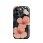 'Hibiscus Flower' iPhone 15 Pro MagSafe tough phone case - protective glossy case NZ Australia