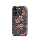 'Wildflowers' iPhone 15 Pro MagSafe tough phone case - protective glossy case NZ Australia