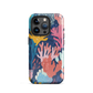'Coral Reef' iPhone 15 Pro MagSafe tough phone case - protective glossy case NZ Australia