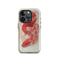 'Red Snake' iPhone 15 Pro MagSafe tough phone case - protective glossy case NZ Australia