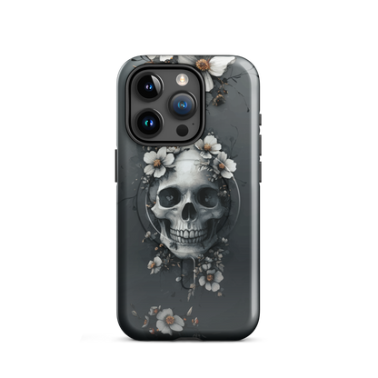 'Eternal Bloom' iPhone 15 Pro MagSafe tough phone case - protective glossy case NZ Australia
