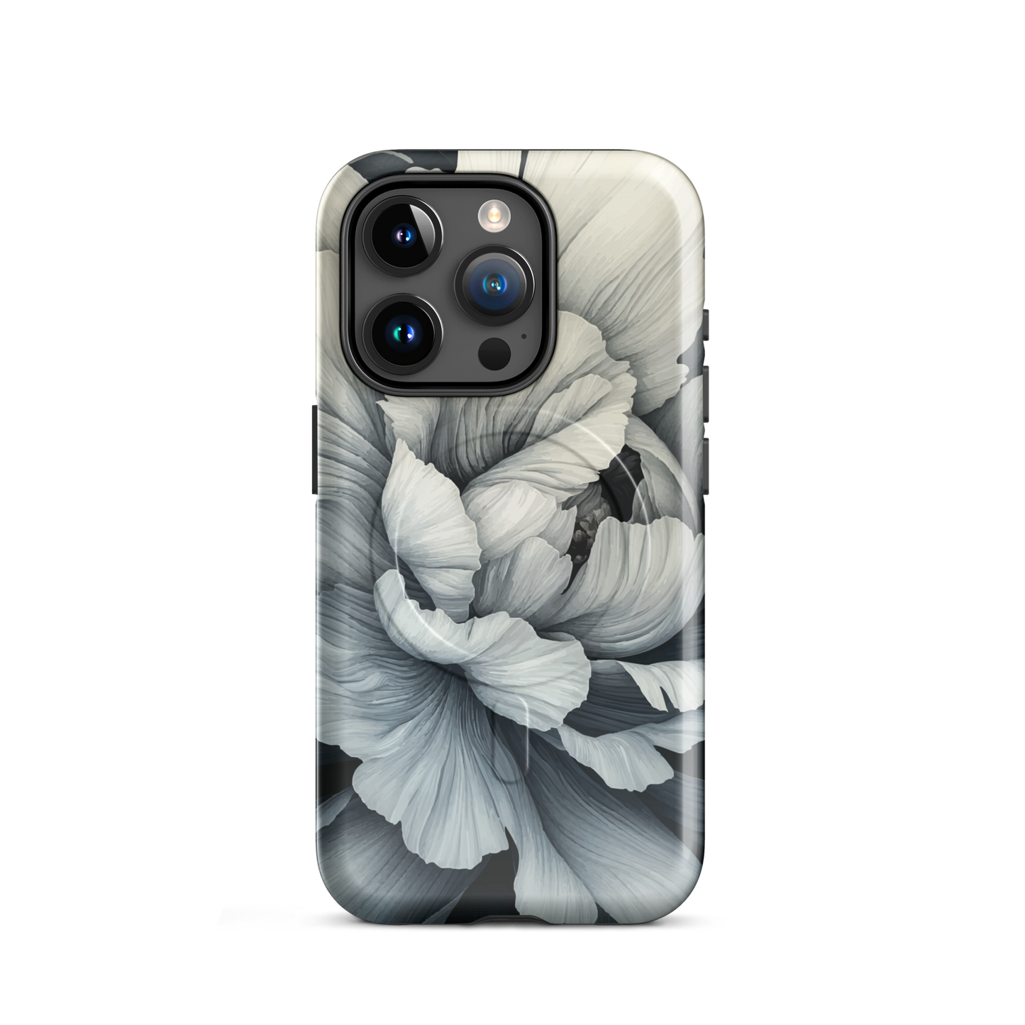 'Moonlit' iPhone 15 Pro MagSafe tough phone case - protective glossy case NZ Australia
