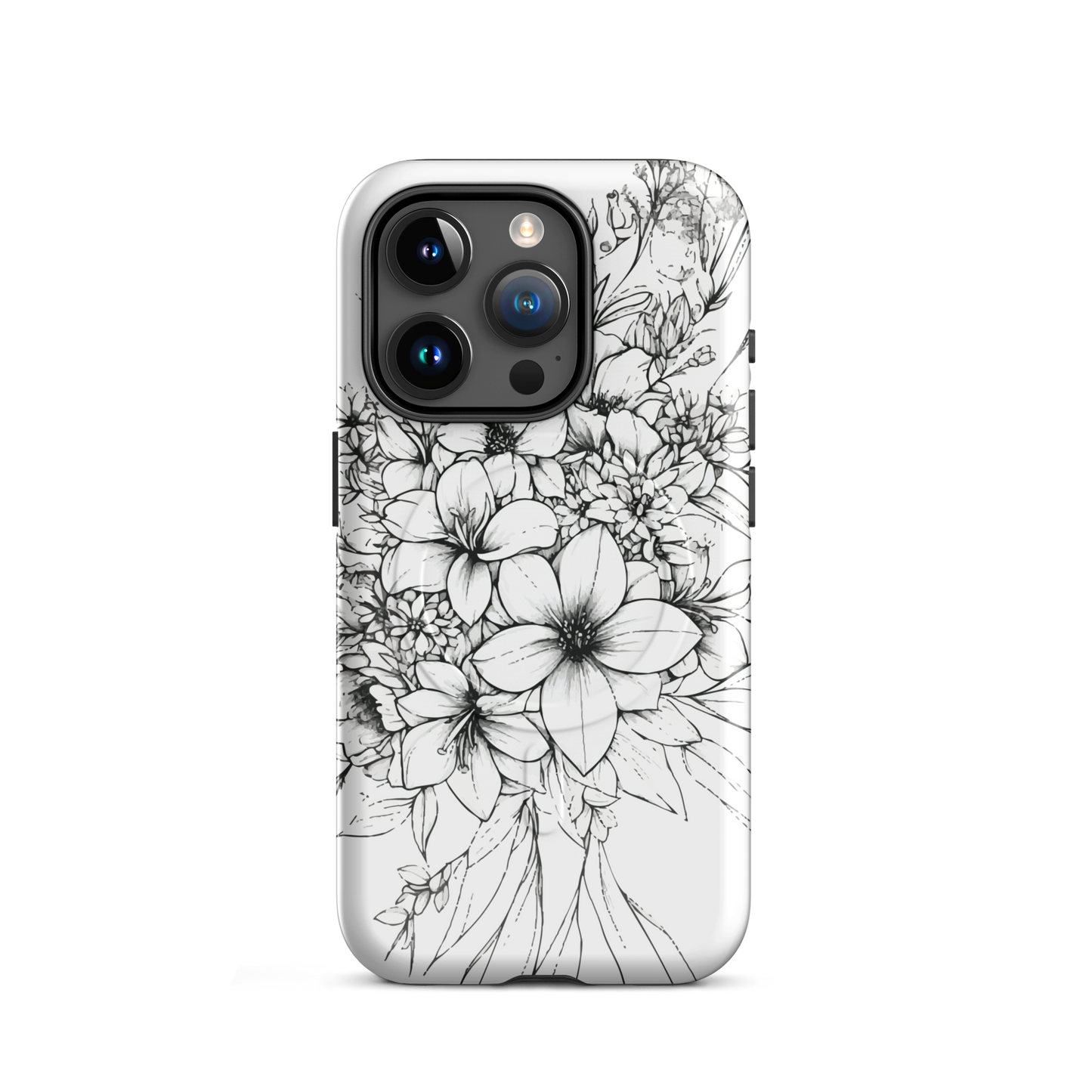 'Silhouette' iPhone 15 Pro MagSafe tough phone case - protective glossy case NZ Australia